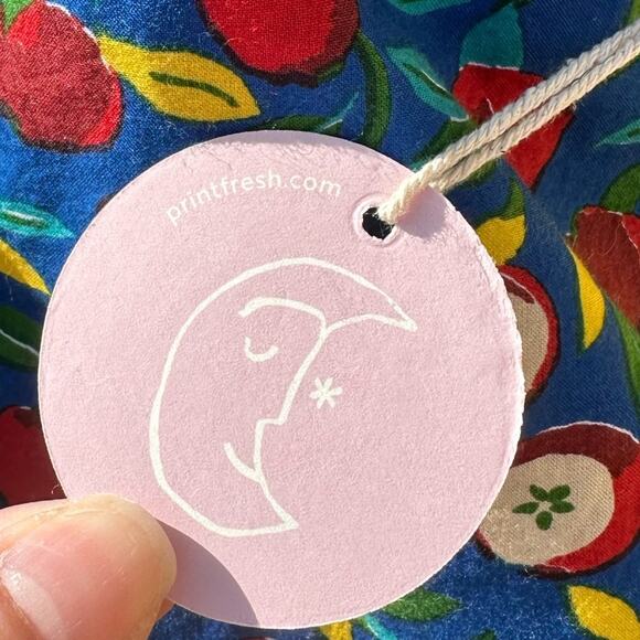 Print Fresh NWT Apple Orchard Novelty Print Pajama Set XS Short Sleeve Teacher - Picture 6 of 14